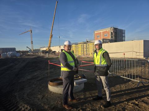 Nowa oczyszczalnia ścieków w Dobrzykowicach rośnie w oczach!