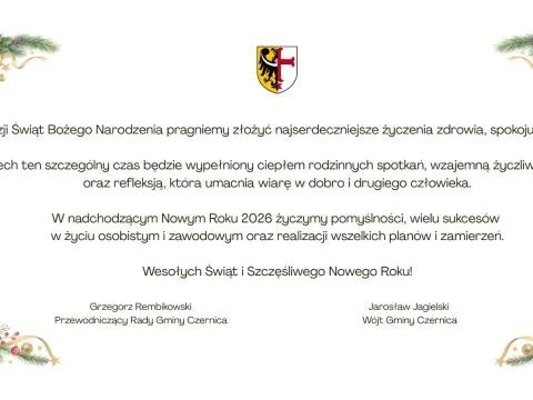Wesołych Świąt Bożego Narodzenia i Szczęśliwego Nowego Roku!