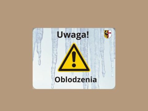 Ostrzeżenie meteorologiczne – oblodzenie (1. stopień)