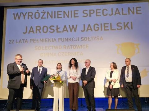 Wyjątkowe wyróżnienie dla Jarosława Jagielskiego - Wójta Gminy Czernica