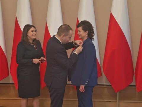 Złoty Krzyż Zasługi dla Małgorzaty Meder