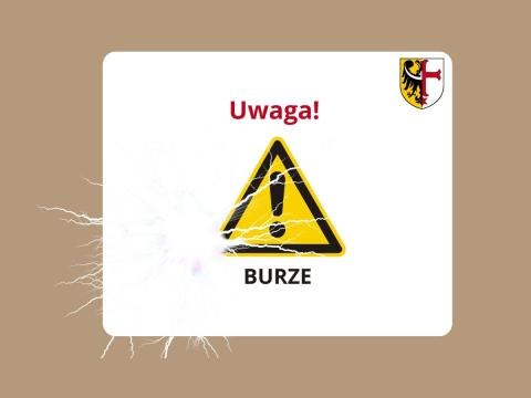 Ostrzeżenie meteorologiczne – burze (1. stopień)