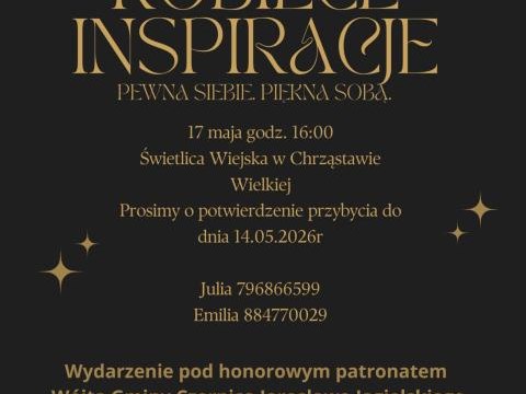 Kobiece Inspiracje - zaproszenie na wydarzenie stworzone z myślą o kobietach