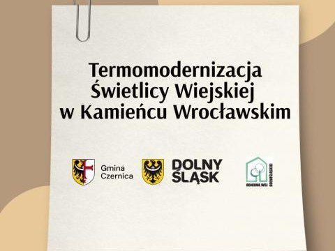 Bardzo dobra wiadomość dla mieszkańców Kamieńca Wrocławskiego!