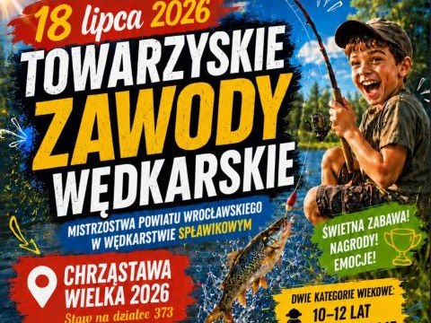 Towarzyskie Zawody Wędkarskie ze specjalną nagrodą Wójta Gminy Czernica