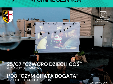 Letni cykl filmowy w Gminie Czernica! Kino plenerowe zawita do Nadolic Wielkich i Jeszkowic