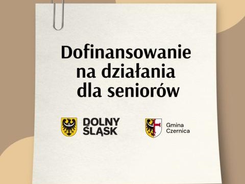 Mamy to! Gmina Czernica z dofinansowaniem na działania dla seniorów!