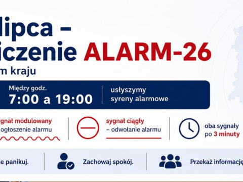 UWAGA! OGÓLNOPOLSKIE ĆWICZENIE ALARM-26
