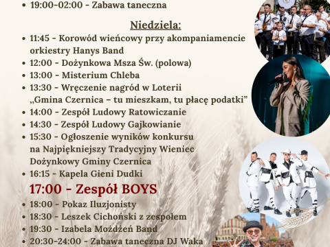 Dożynki Gminy Czernica - dwa dni świętowania, radości i wspólnego bycia razem!