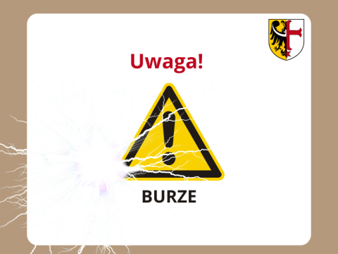 Ostrzeżenie meteorologiczne – burze (1. stopnia)