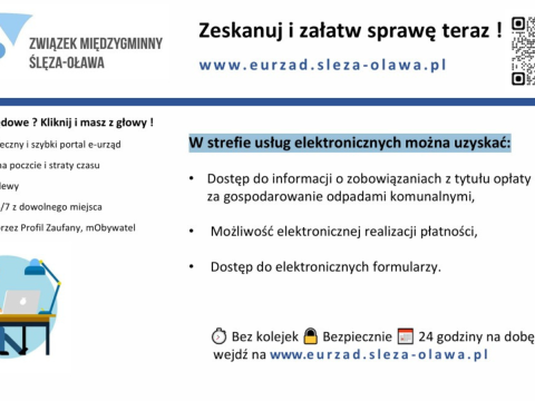 Załatw swoją sprawę online — bez kolejek, bezpiecznie i wygodnie.