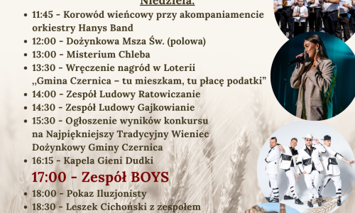 Dożynki Gminy Czernica - dwa dni świętowania, radości i wspólnego bycia razem!