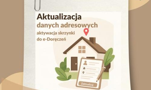 Aktualizacja danych adresowych podatników i e-Doręczenia decyzji podatkowych